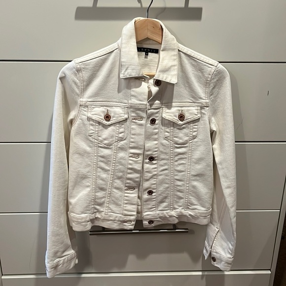 Theory - White Jean Jacket - Picture 1 of 4